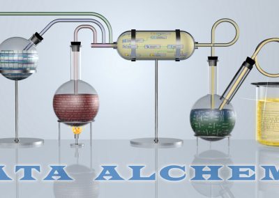 A 3D illustration I created for Knowledgent, the IT and data consulting company.