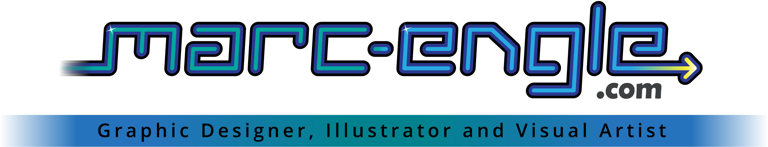 marc-engle.com logo and tag line for skully page only