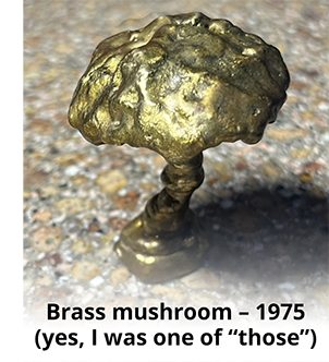 Brass mushroom - 1975